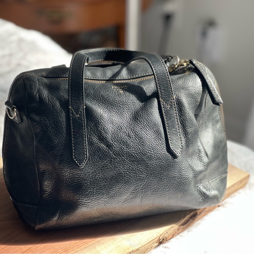 Fossil Black Leather Purse